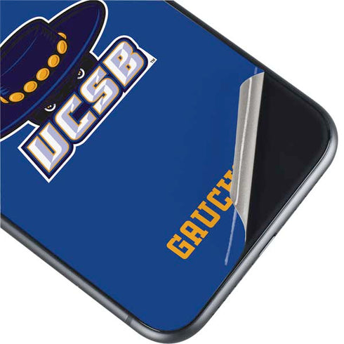 University of California-Santa Barbara UCSB Gauchos Blue iPhone 11 Skin