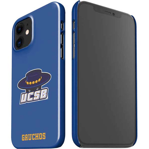 University of California-Santa Barbara UCSB Gauchos Blue iPhone 12 Mini Lite Case