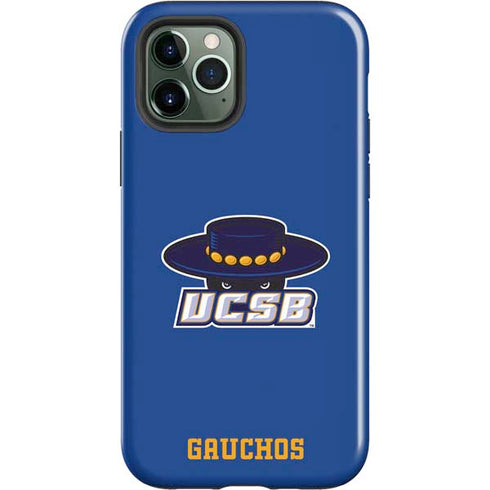 University of California-Santa Barbara UCSB Gauchos Blue iPhone 12 Pro Impact Case
