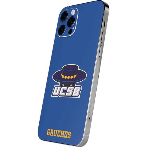 University of California-Santa Barbara UCSB Gauchos Blue iPhone 12 Pro Max Skin