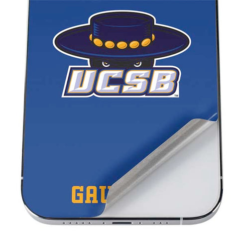 University of California-Santa Barbara UCSB Gauchos Blue iPhone 12 Pro Max Skin