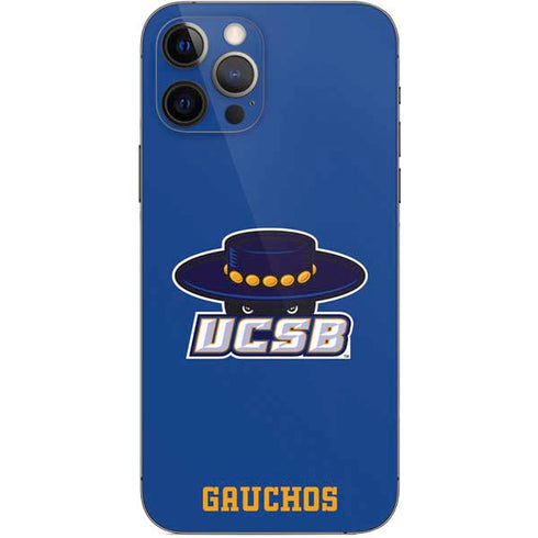 University of California-Santa Barbara UCSB Gauchos Blue iPhone 12 Pro Skin