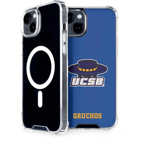 University of California-Santa Barbara UCSB Gauchos Blue iPhone 13 MagSafe Case