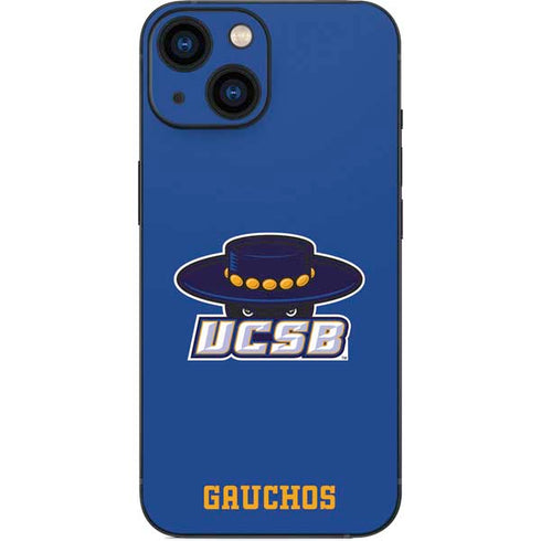 University of California-Santa Barbara UCSB Gauchos Blue iPhone 13 Mini Skin