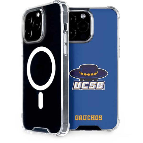 University of California-Santa Barbara UCSB Gauchos Blue iPhone 13 Pro Max MagSafe Case