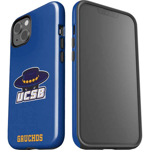 University of California-Santa Barbara UCSB Gauchos Blue iPhone 14 Plus Impact Case
