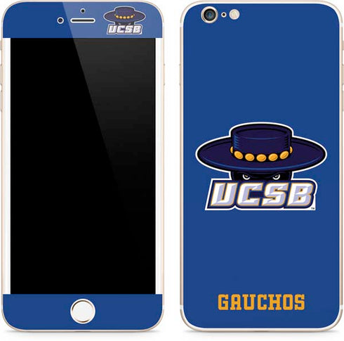 University of California-Santa Barbara UCSB Gauchos Blue iPhone 6/6s Plus Skin