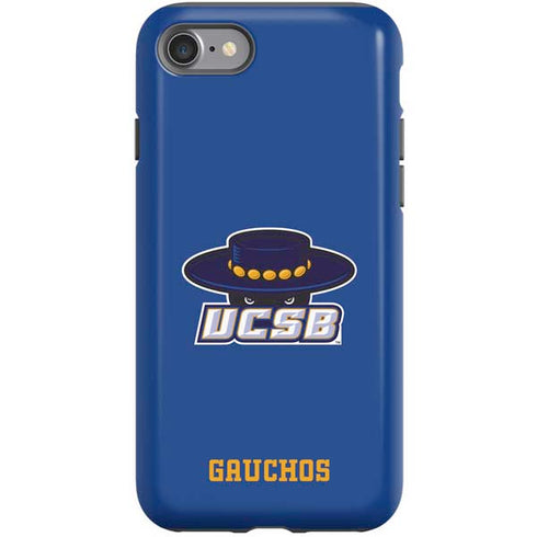 University of California-Santa Barbara UCSB Gauchos Blue iPhone SE (2nd & 3rd Gen) Pro Case
