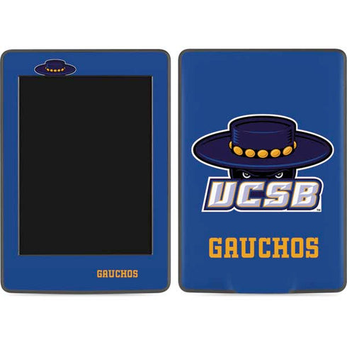 University of California-Santa Barbara UCSB Gauchos Blue Amazon Kindle Skin