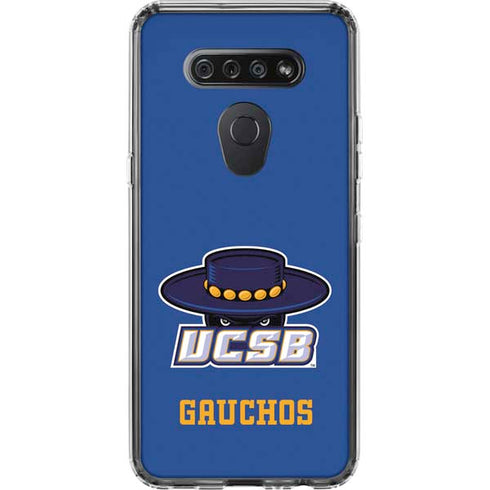 University of California-Santa Barbara UCSB Gauchos Blue LG K51/Q51 Clear Case