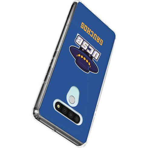 University of California-Santa Barbara UCSB Gauchos Blue LG Stylo 6 Clear Case
