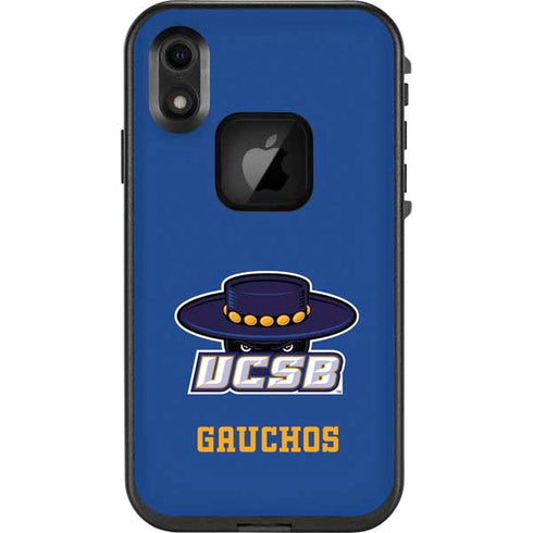 University of California-Santa Barbara UCSB Gauchos Blue LifeProof Fre iPhone Skin