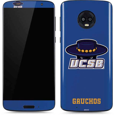 University of California-Santa Barbara UCSB Gauchos Blue Moto G6 Skin