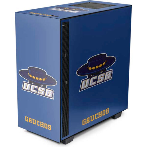 University of California-Santa Barbara UCSB Gauchos Blue NZXT H510 Compact ATX Mid-Tower Case Skin