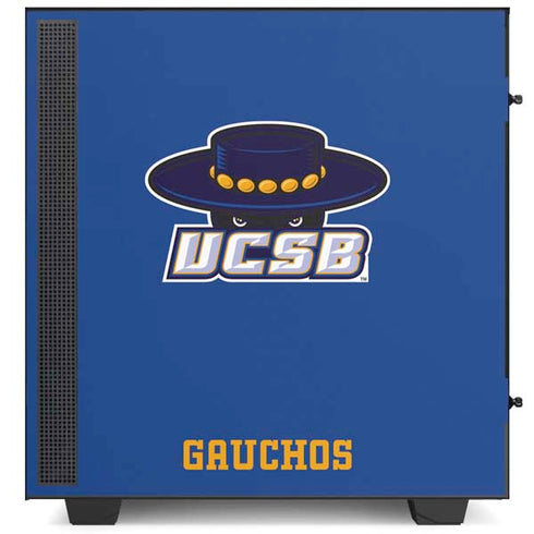 University of California-Santa Barbara UCSB Gauchos Blue NZXT H510 Compact ATX Mid-Tower Case Skin
