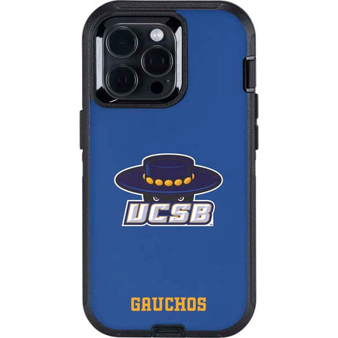 University of California-Santa Barbara UCSB Gauchos Blue Otterbox Defender iPhone Skin