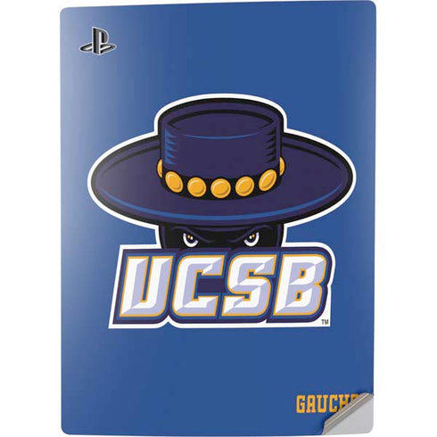 University of California-Santa Barbara UCSB Gauchos Blue PS5 Digital Edition Console Skin