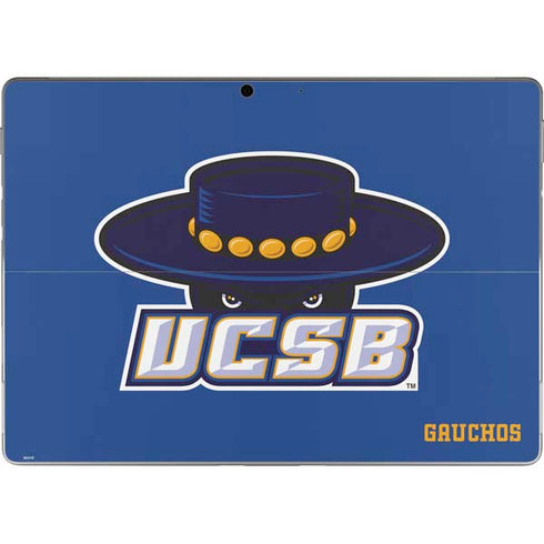 University of California-Santa Barbara UCSB Gauchos Blue Surface Pro 8 Skin