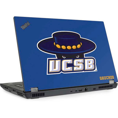 University of California-Santa Barbara UCSB Gauchos Blue Lenovo ThinkPad Skin