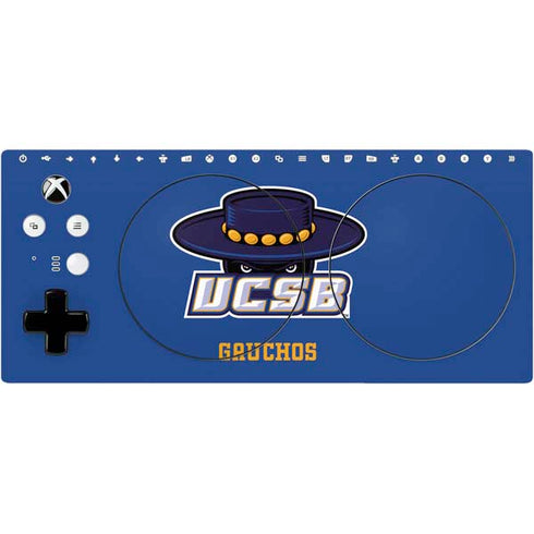 University of California-Santa Barbara UCSB Gauchos Blue Xbox Adaptive Controller Skin