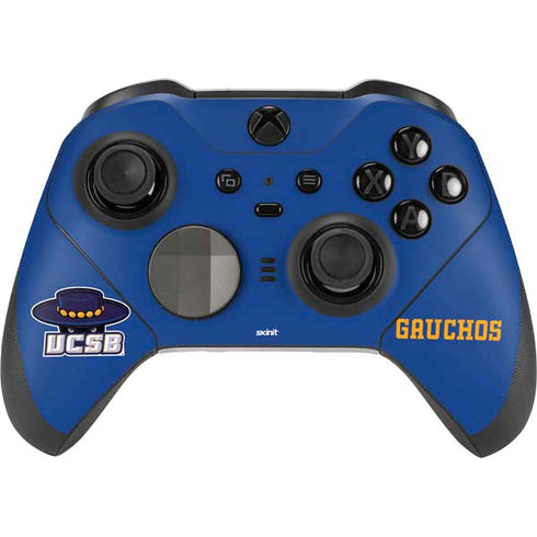 University of California-Santa Barbara UCSB Gauchos Blue Xbox Elite Wireless Controller Series 2 Skin