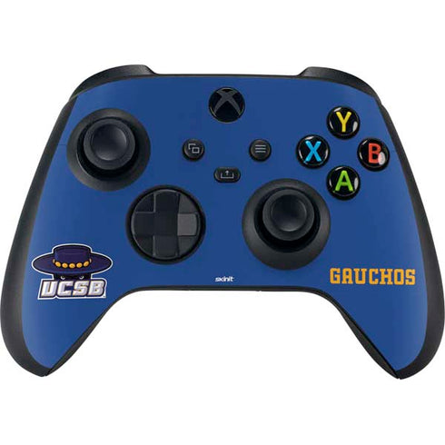 University of California-Santa Barbara UCSB Gauchos Blue Xbox Series X Controller Skin