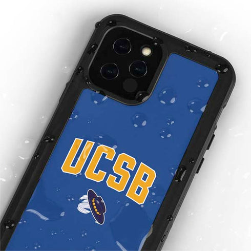 University of California-Santa Barbara UCSB iPhone 12 Pro Max Waterproof Case
