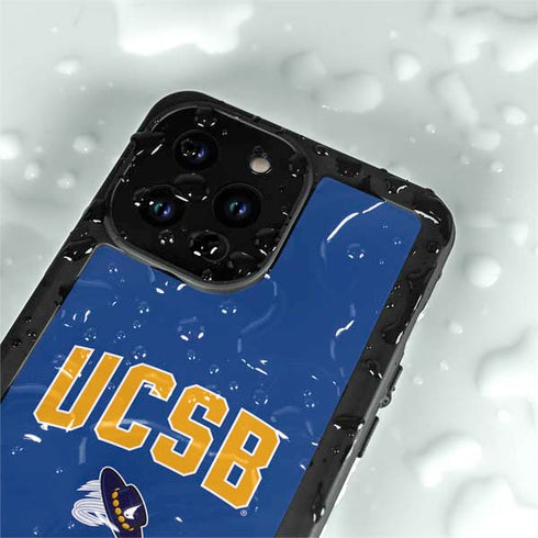 University of California-Santa Barbara UCSB iPhone 14 Pro Max Waterproof Case