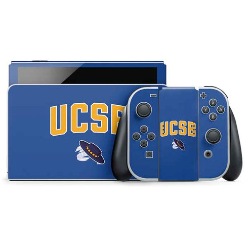 University of California-Santa Barbara UCSB Nintendo Switch OLED (2021) Skin