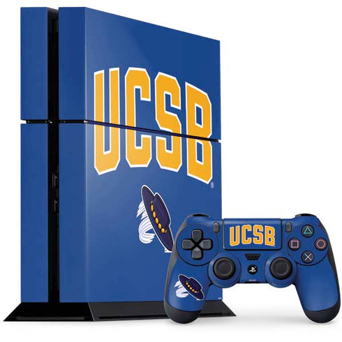 University of California-Santa Barbara UCSB PS4 Console and Controller Bundle Skin