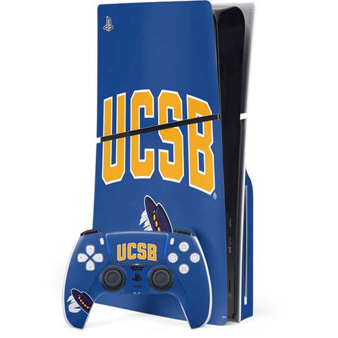 University of California-Santa Barbara UCSB PS5 Slim Disk Bundle Skin