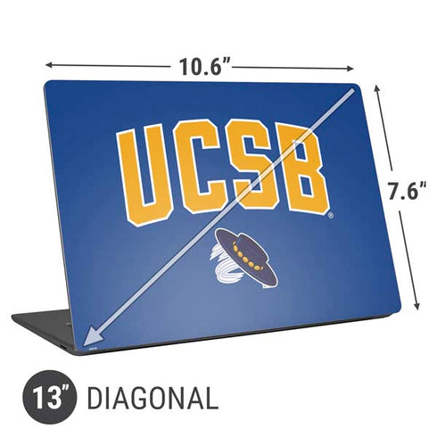 University of California-Santa Barbara UCSB Universal Laptop 13in (10.6 x 7.6in) Skin