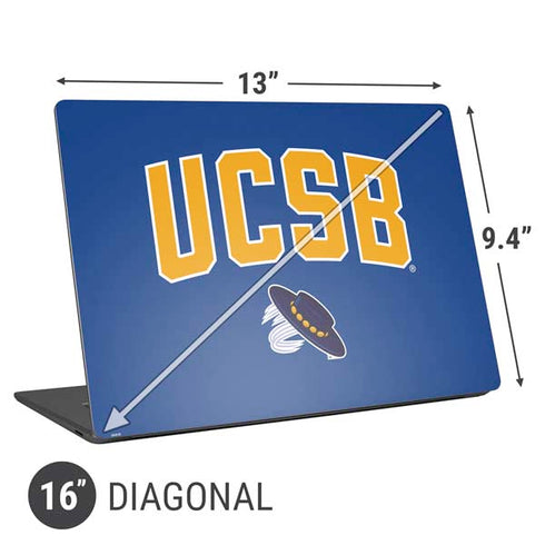 University of California-Santa Barbara UCSB Universal Laptop 16in (13 x 9.4in) Skin