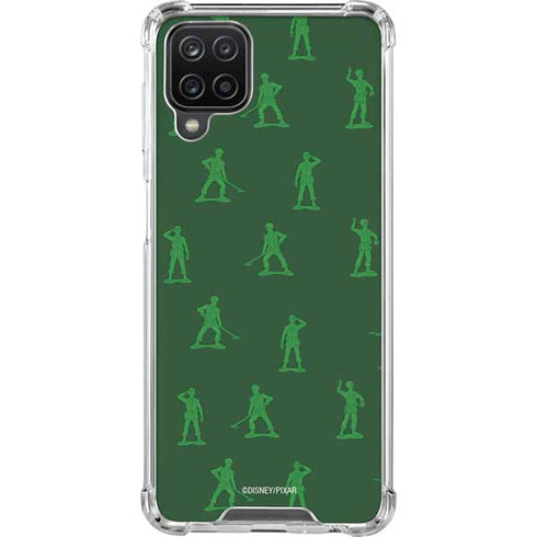 Disney Toy Story Sarge Army Print Galaxy A12 Clear Case