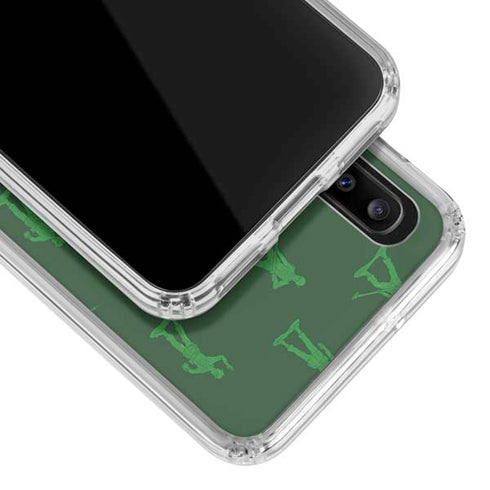 Disney Toy Story Sarge Army Print Galaxy A30 Clear Case