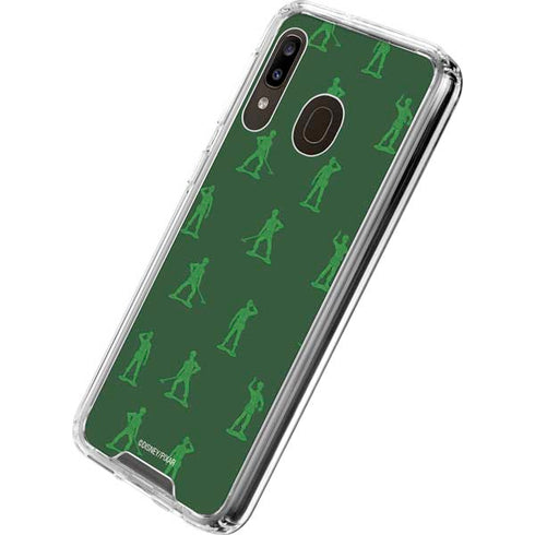 Disney Toy Story Sarge Army Print Galaxy A30 Clear Case