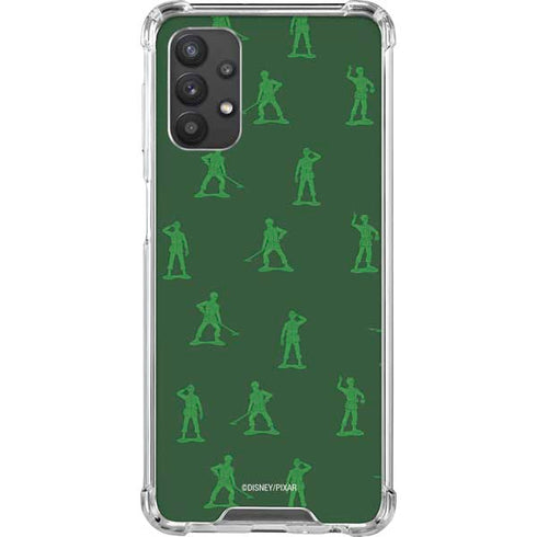 Disney Toy Story Sarge Army Print Galaxy A32 5G Clear Case
