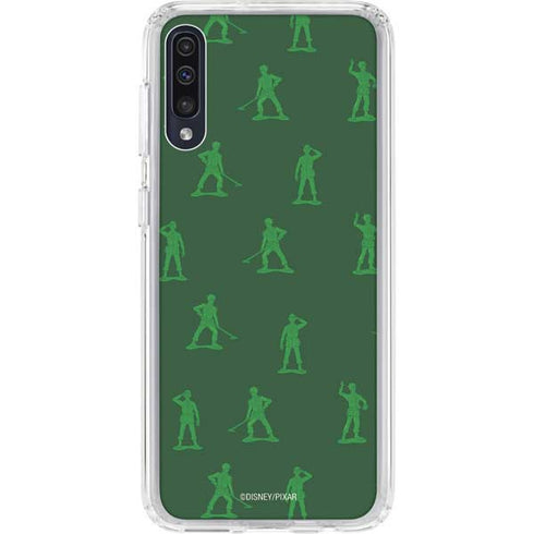 Disney Toy Story Sarge Army Print Galaxy A50 Clear Case
