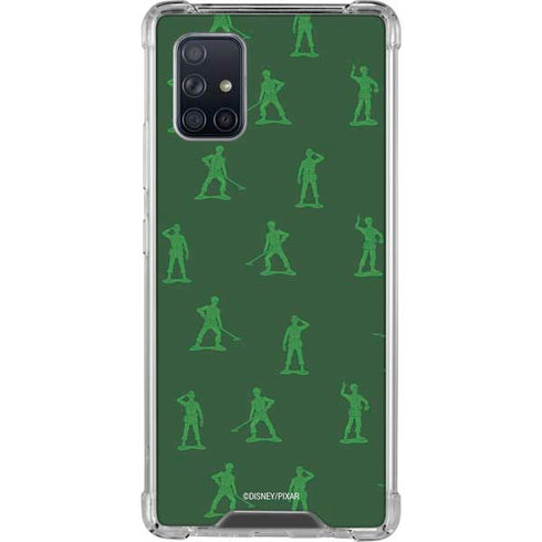 Disney Toy Story Sarge Army Print Galaxy A71 5G Clear Case