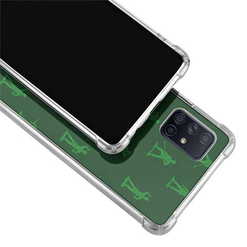 Disney Toy Story Sarge Army Print Galaxy A71 5G Clear Case