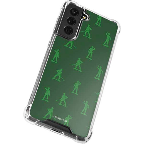 Disney Toy Story Sarge Army Print Galaxy S21 FE Clear Case