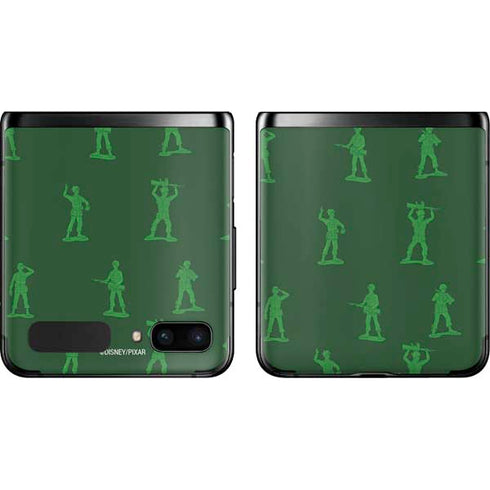 Disney Toy Story Sarge Army Print Galaxy Z Flip Skin