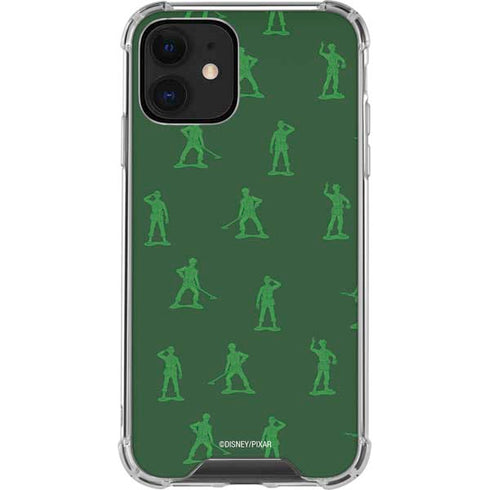 Disney Toy Story Sarge Army Print iPhone 12 Clear Case