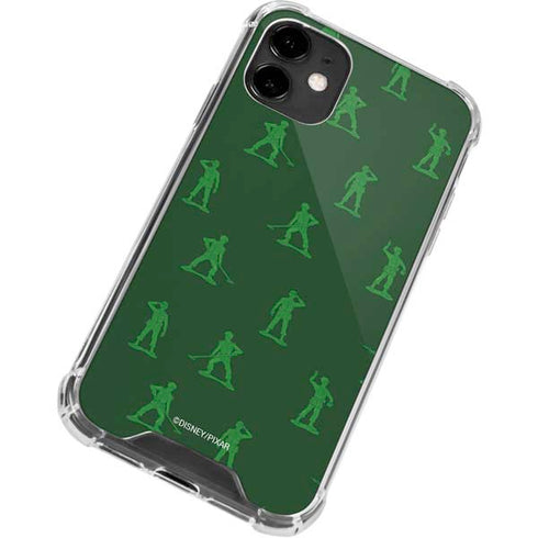 Disney Toy Story Sarge Army Print iPhone 12 Clear Case