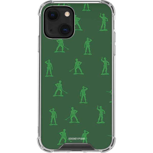 Disney Toy Story Sarge Army Print iPhone 14 Plus Clear Case