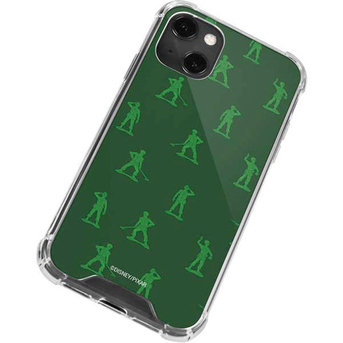 Disney Toy Story Sarge Army Print iPhone 14 Plus Clear Case