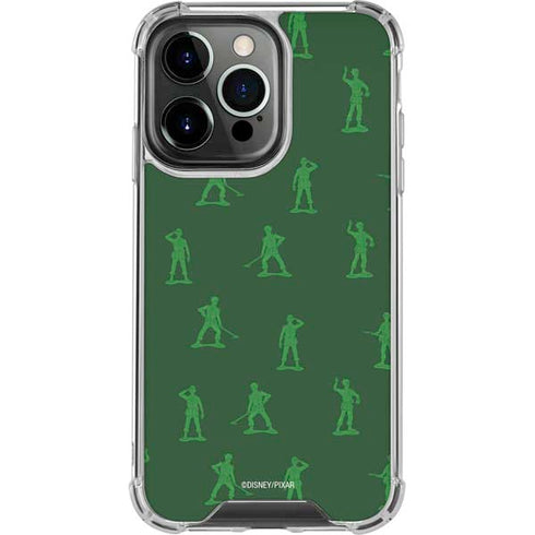 Disney Toy Story Sarge Army Print iPhone 15 Pro Clear Case