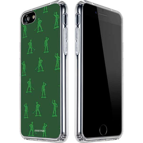 Disney Toy Story Sarge Army Print iPhone SE (2nd & 3rd Gen) Clear Case