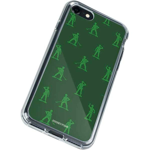 Disney Toy Story Sarge Army Print iPhone SE (2nd & 3rd Gen) Clear Case
