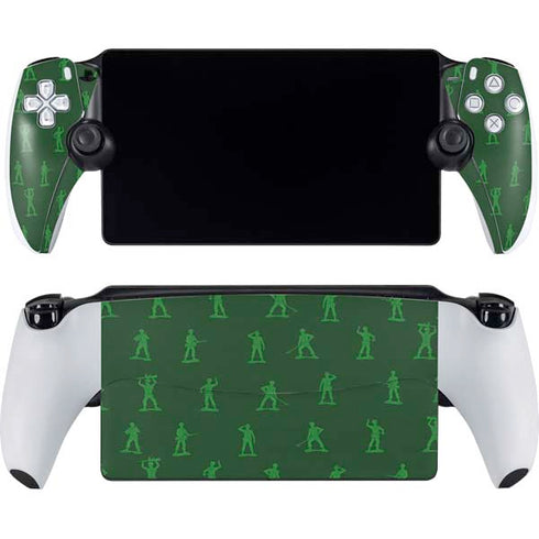 Disney Toy Story Sarge Army Print PlayStation Portal Remote Player Skin